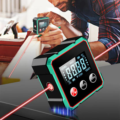 Exactify™ Magnetic Digital Angle Gauge with  Laser