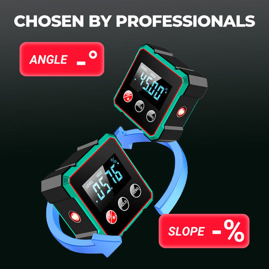 Exactify™ Magnetic Digital Angle Gauge with  Laser