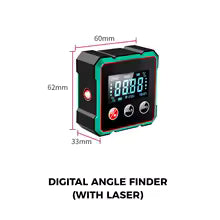 Exactify™ Magnetic Digital Angle Gauge with  Laser
